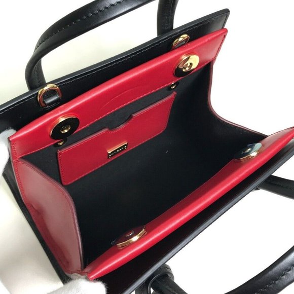 DOLCE&GABBANA Dot pattern Hand Bag Mini Shoulder Bag 2 way bag - Picture 10 of 12